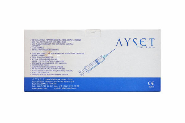 Ayset Enjektör 20 cc 3 Parça Yeşil - 100'lü Kutu